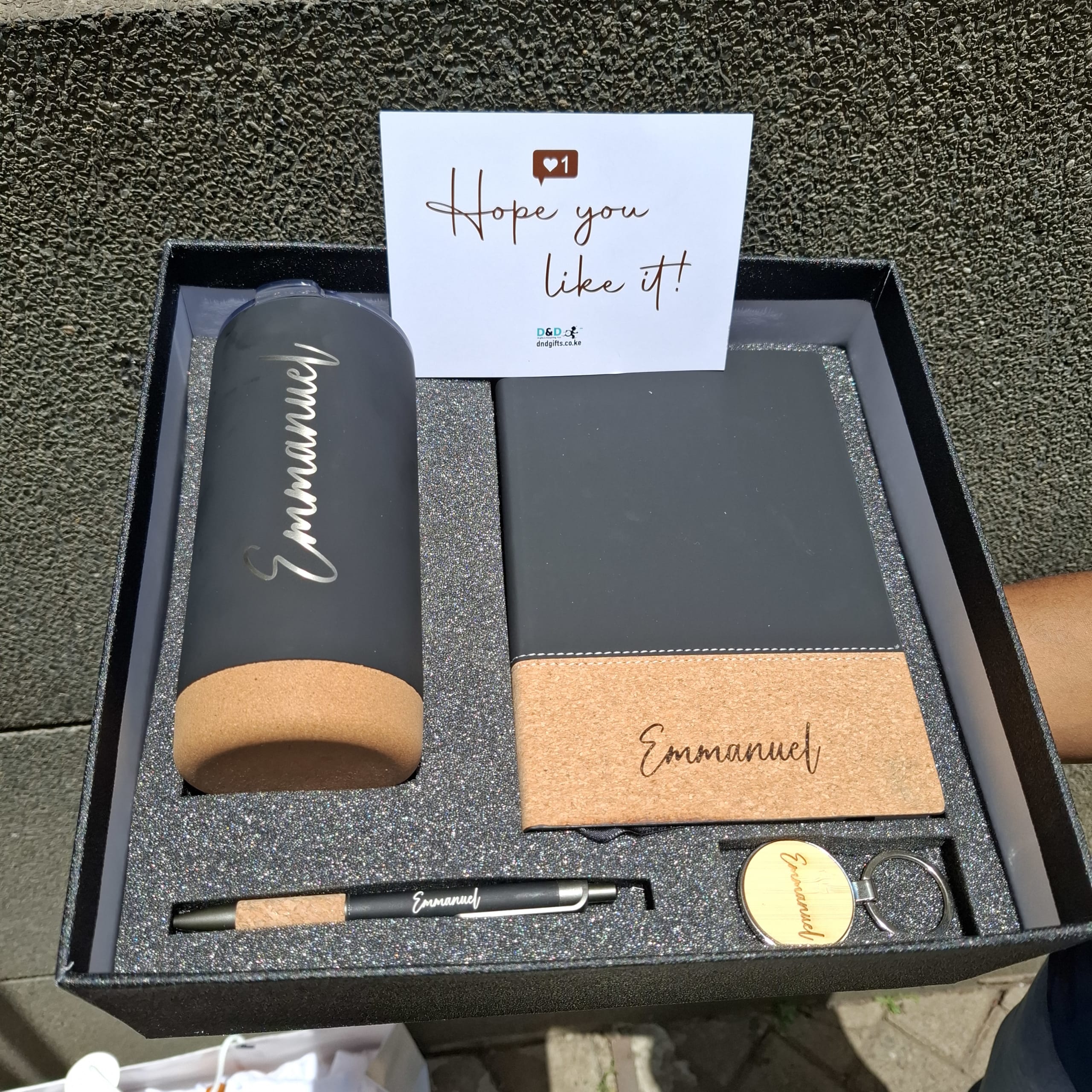 Premium Corporate Gift Set. Personalized Notebook & Thermal Mug - Image 2