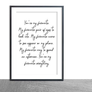 Love message wall art.