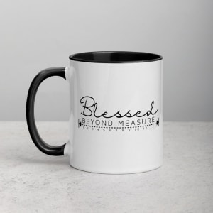 Customized Blessed Beyond Measure Mug