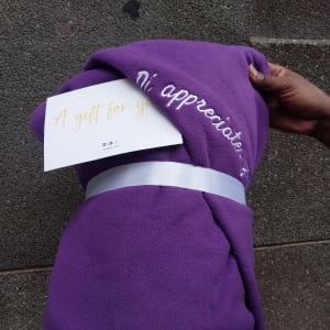 maasai fleece blanket