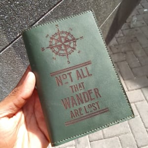 Leather passport holder