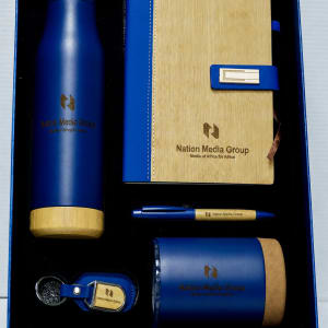 Premium 5-in-1 Eco-Friendly Bamboo Corporate Gift Set