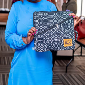 Ankara laptop pouch (Handmade)