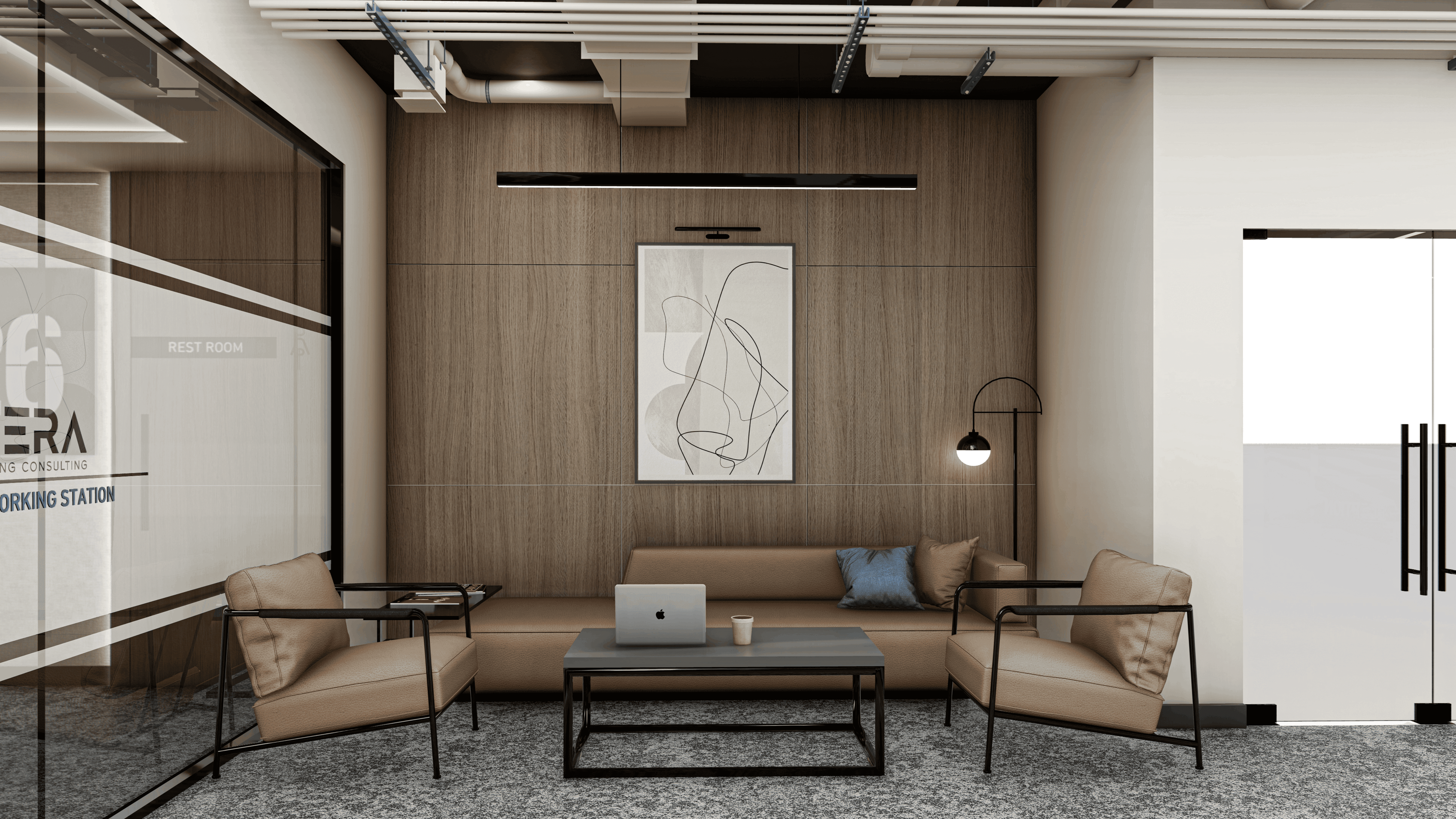 التصميم الداخلي الإداري View 3