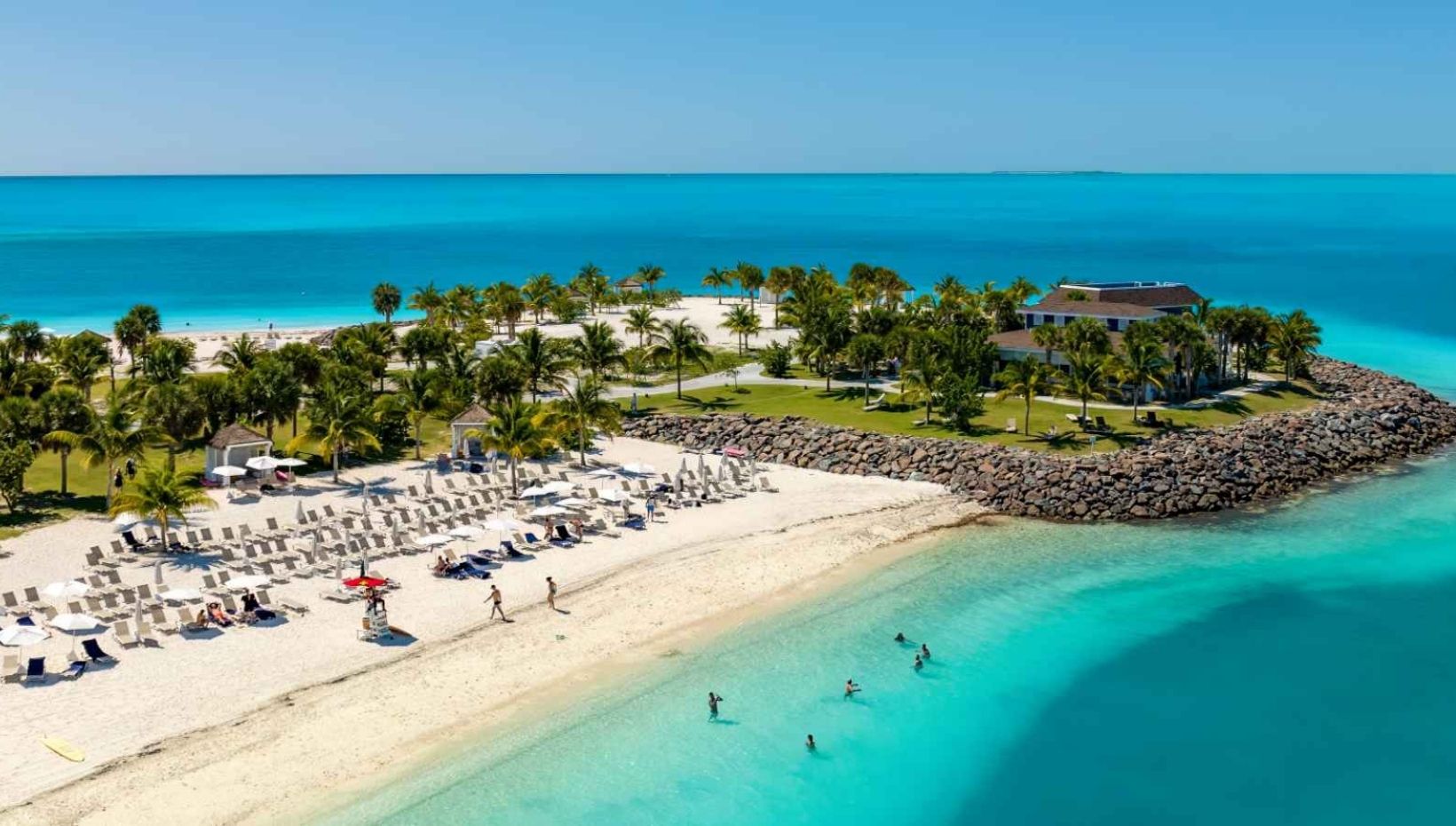 Ocean House beach on MSC Ocean Cay's private island