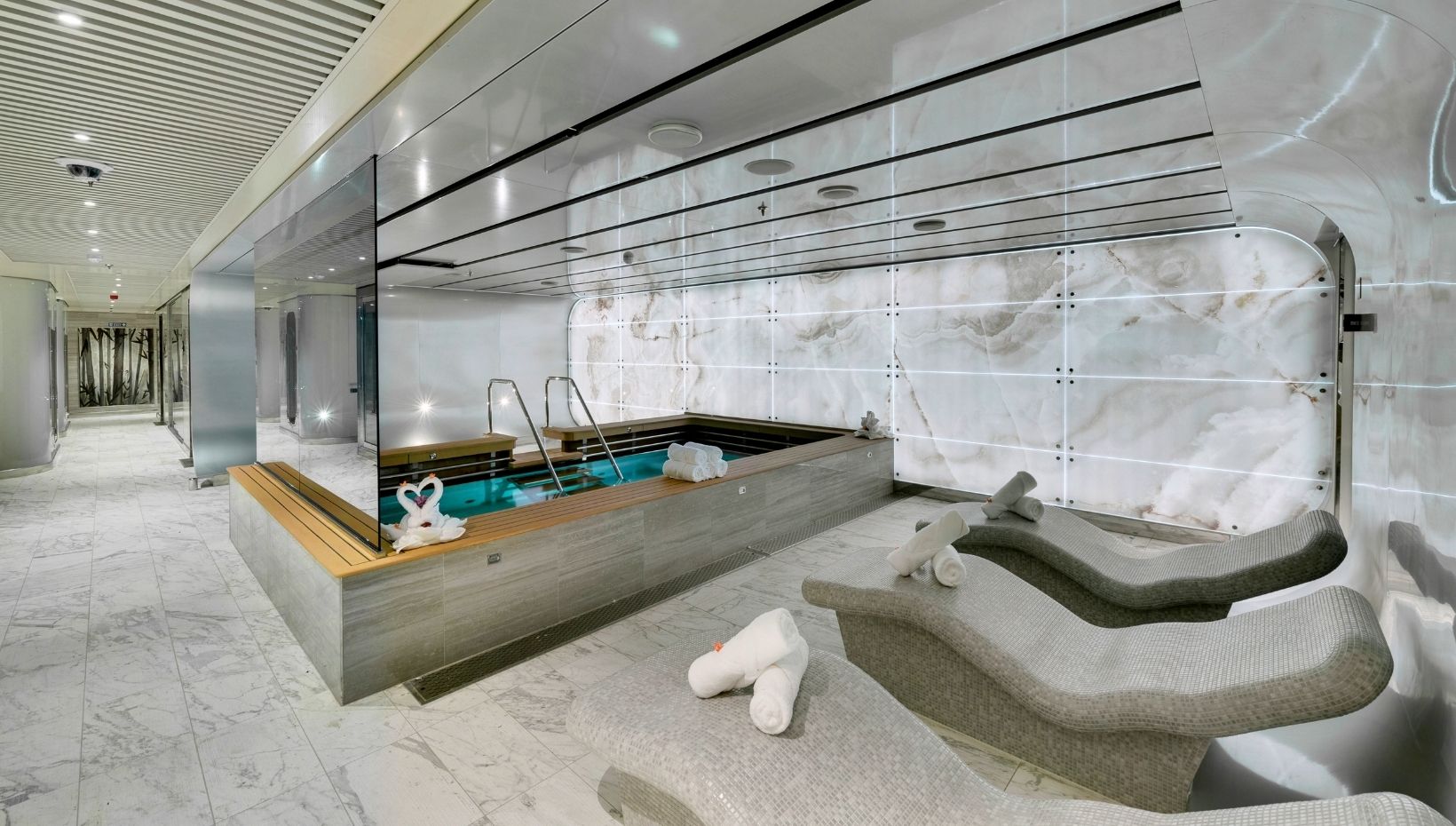 Glimpse at the Thermal Suite on MSC Seaside