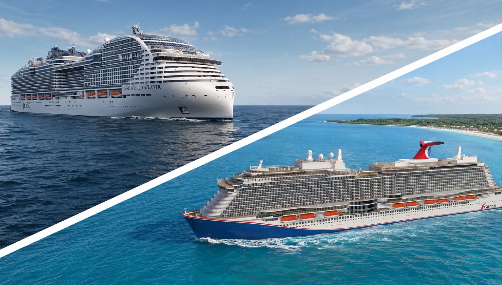 MSC World America vs Carnival Destiny