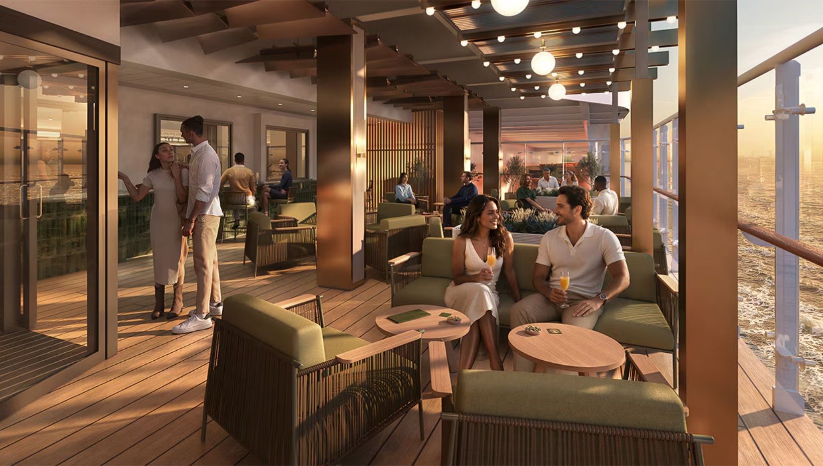 First look at the Terraces Bar & Lounge onboard MSC World Asia