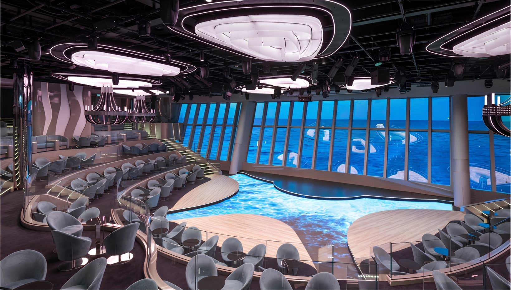 First look at the Panorama Lounge onboard MSC World Asia