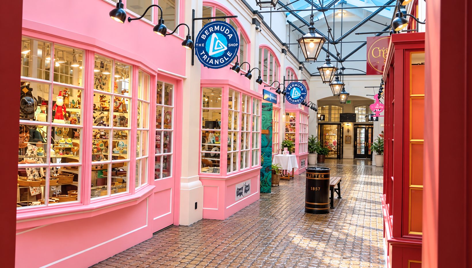 Clocktower Mall located right in the Royal Naval Dockyard!