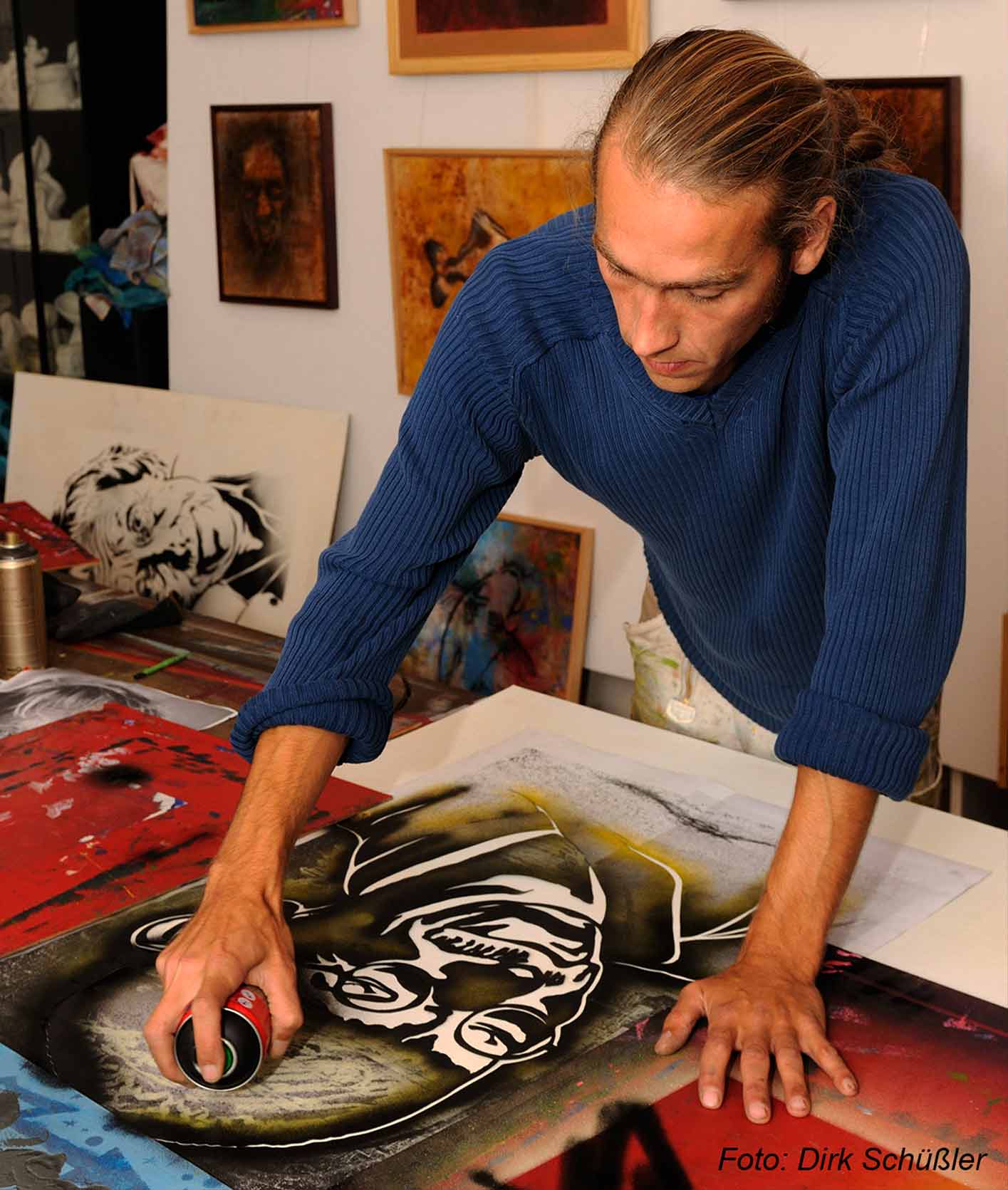 Stencil Art Workshop mit Schablonenkunst und kreativem Team-Event