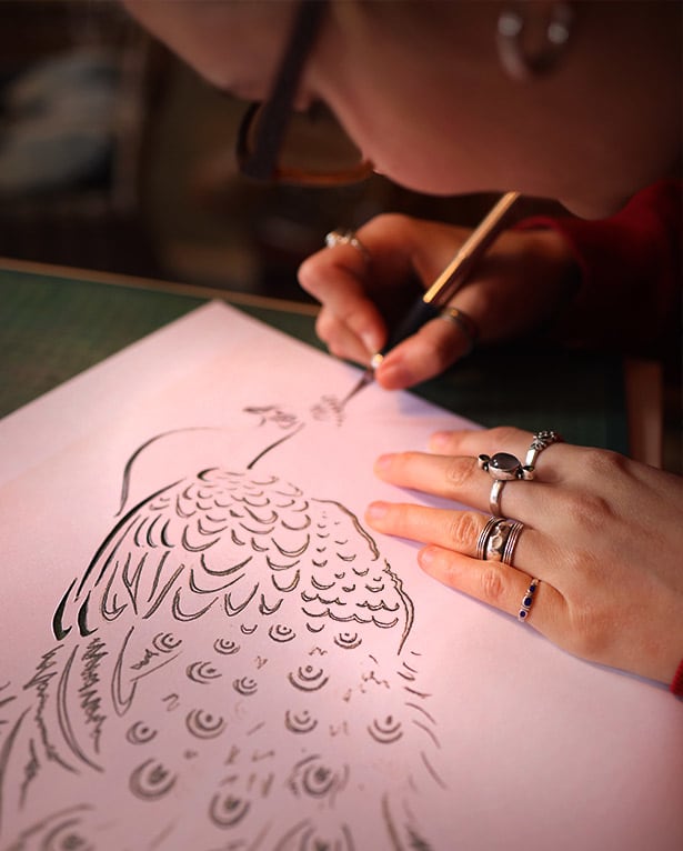 Stencil Art Workshop mit Cutterin und Schablonenarbeit als kreatives Event