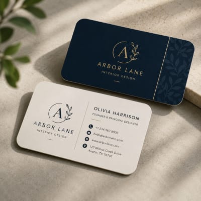 Rounded Corner Visiting Cards