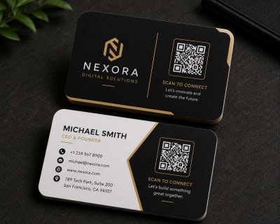 QR Code Visiting Cards