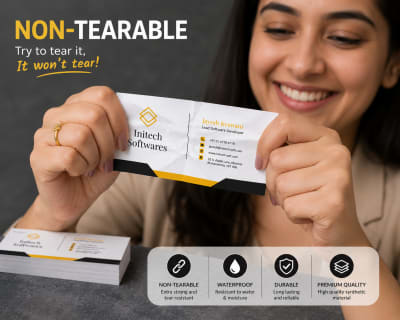Non-Tearable Visiting Cards