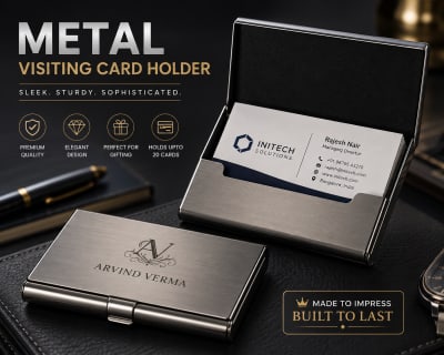 Metal Visiting Card Holder