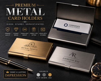 Premium Metal Card Holders