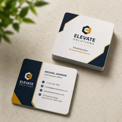 Square Visiting Cards
