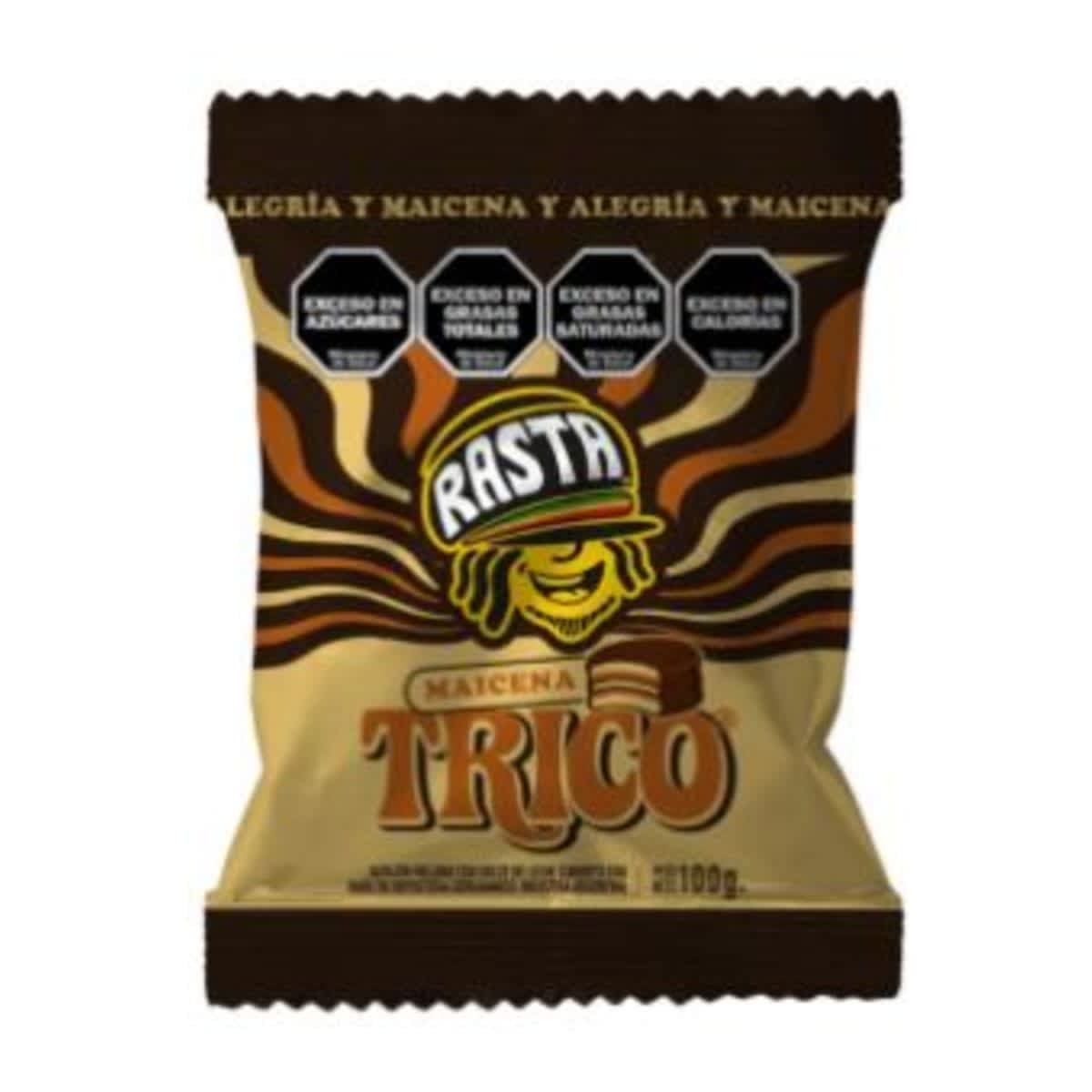 Alfajor Rasta Tricolor Maicena X Uni