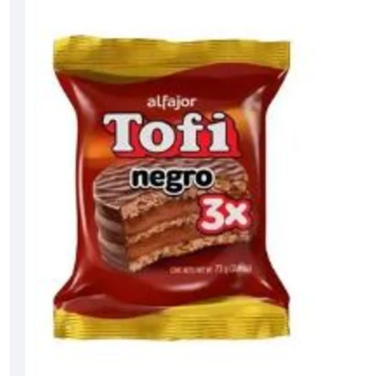Alfajor Tofi triple negro