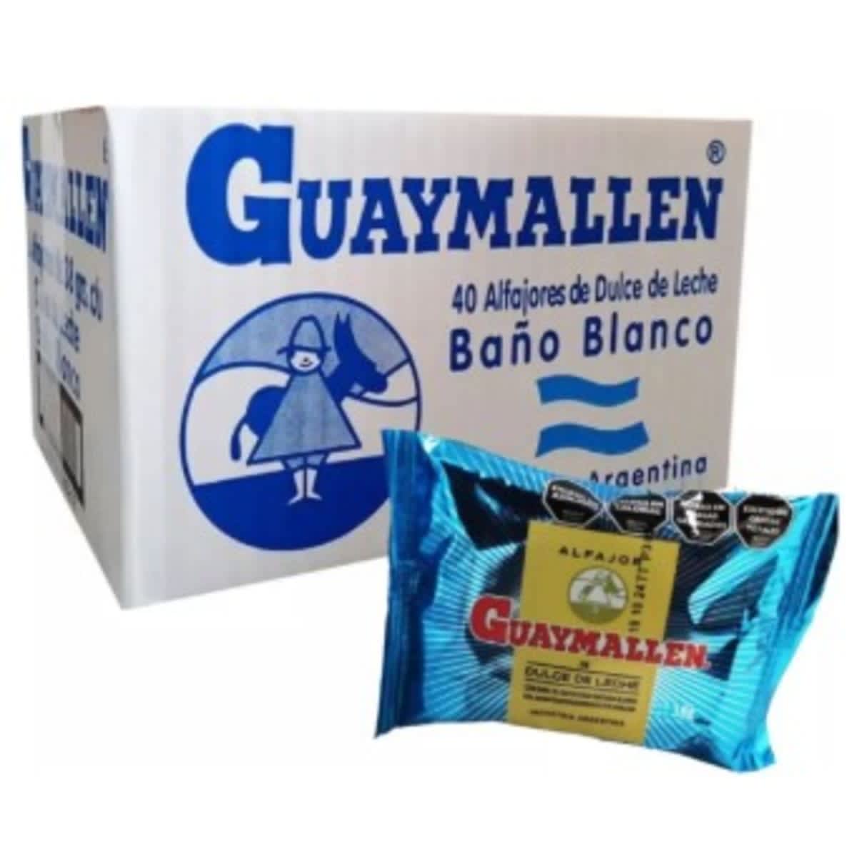 Alfajor Guaymallen Simple Blanco