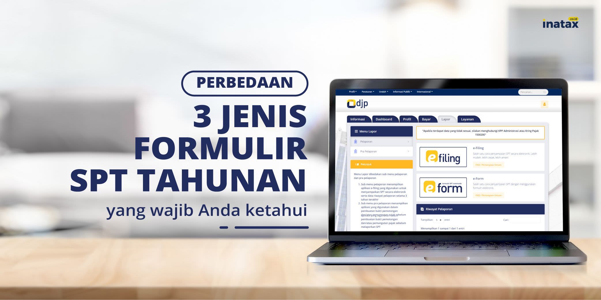 Jenis Formulir SPT Tahunan Orang Pribadi yang Wajib Diketahui