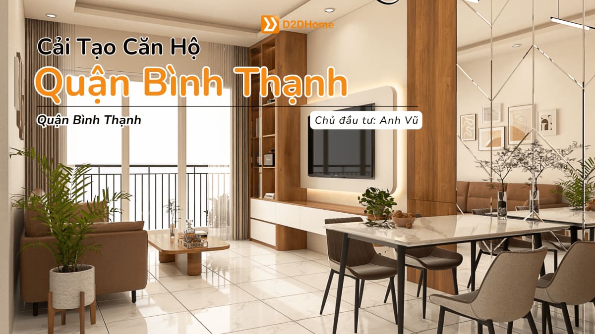 Cải tạo căn chung cư 3PN Richmond City