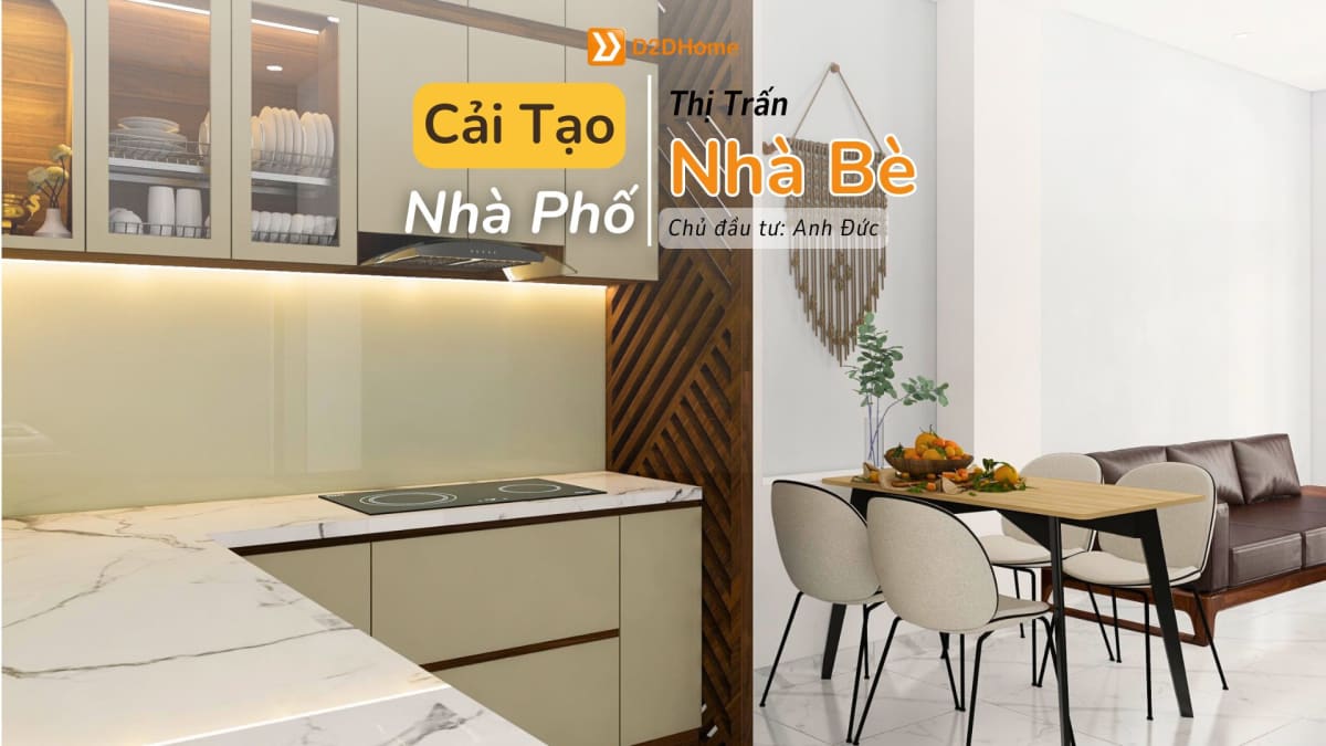 Cải tạo nhà phố 2PN