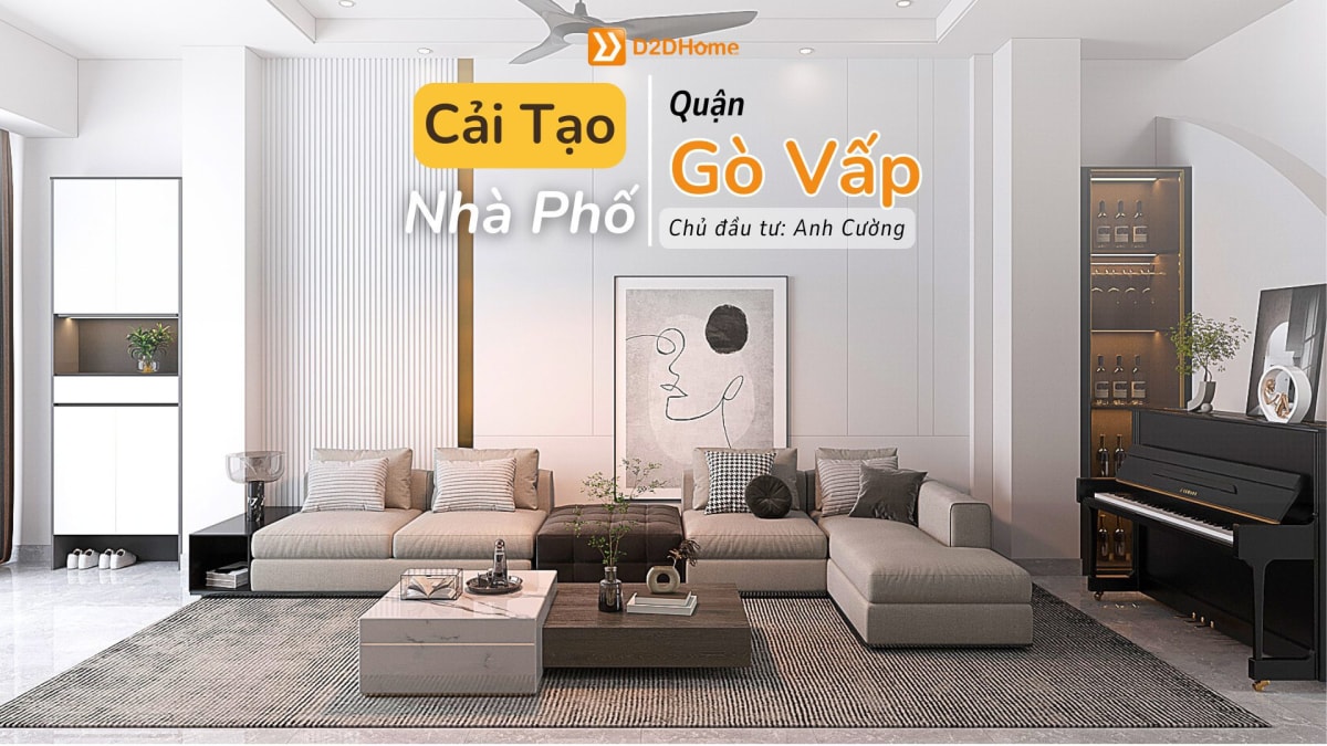 Cải tạo nhà phố 2PN