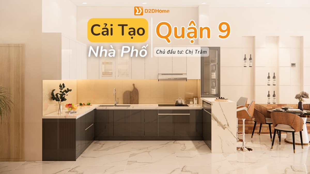 Cải tạo nhà phố 2PN