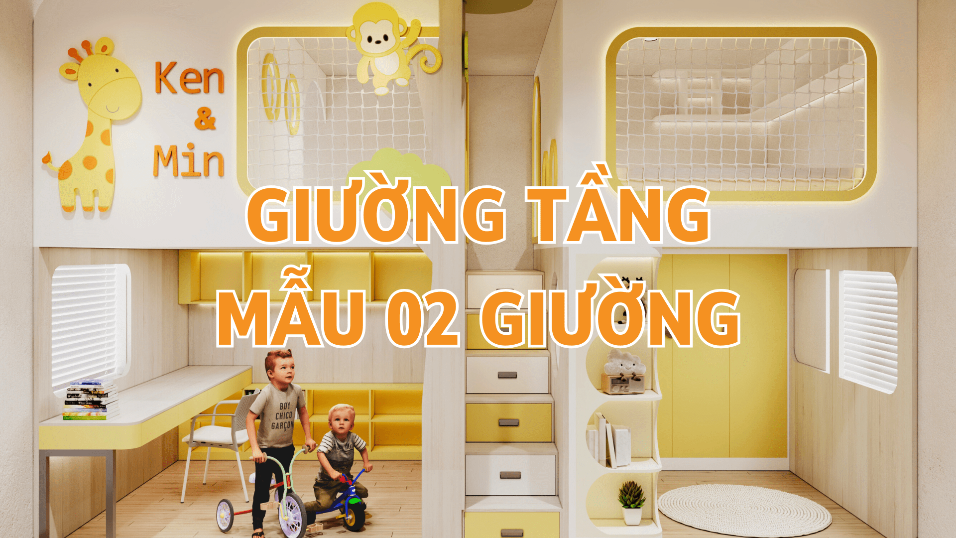 Mẫu 2 giường