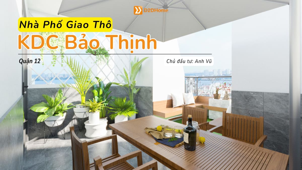 Cải tạo nhà phố giao thô 2PN