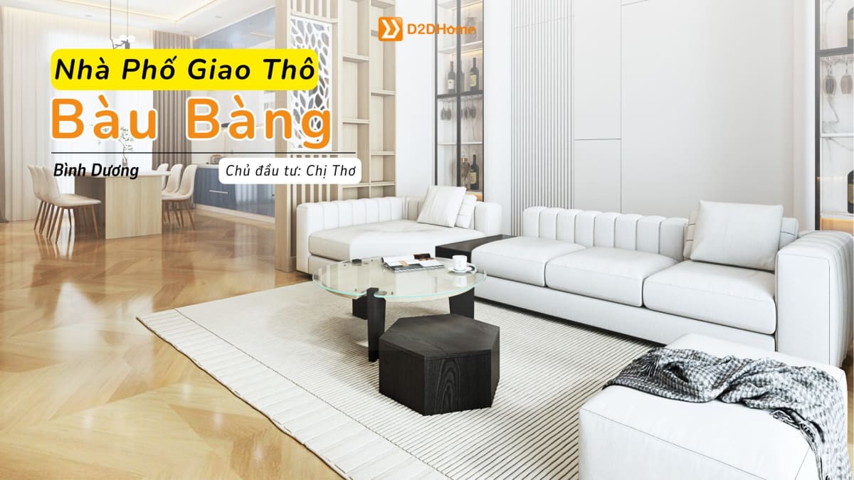 Cải tạo nhà phố giao thô 1PN