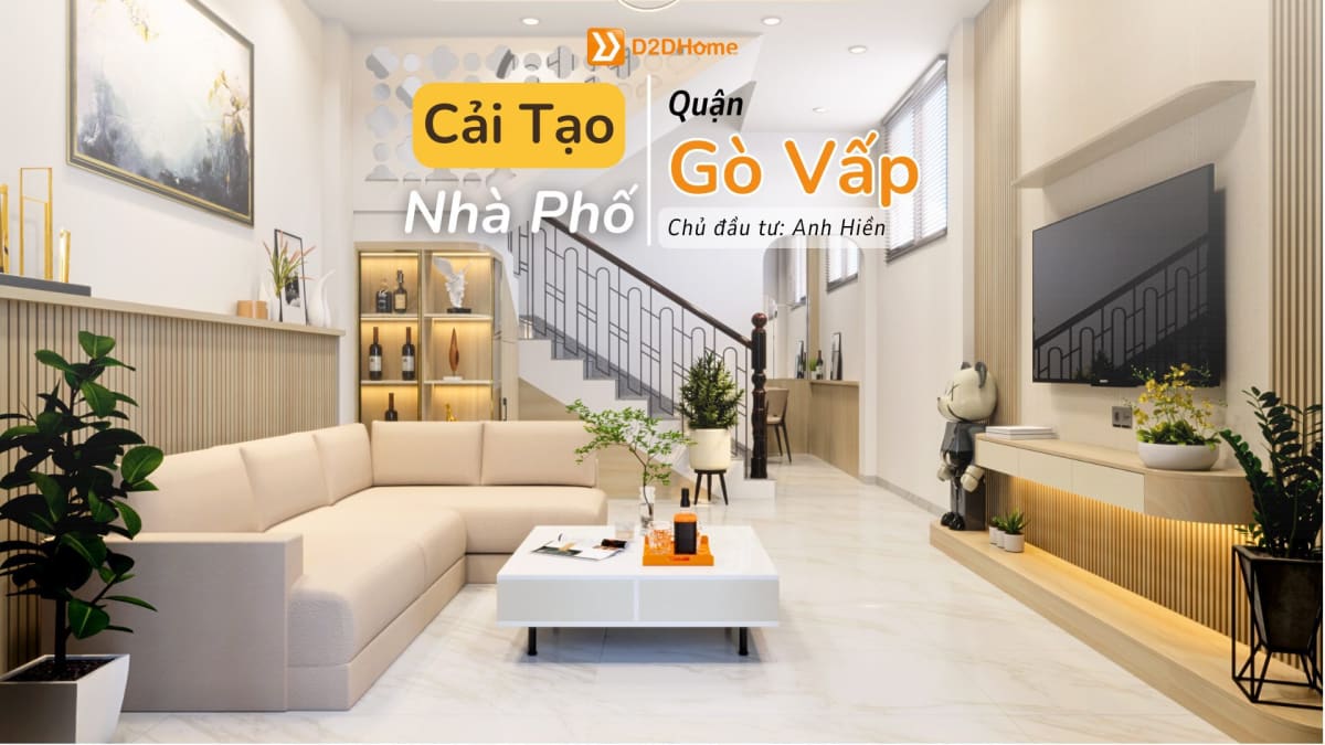 Cải tạo nhà phố 2PN