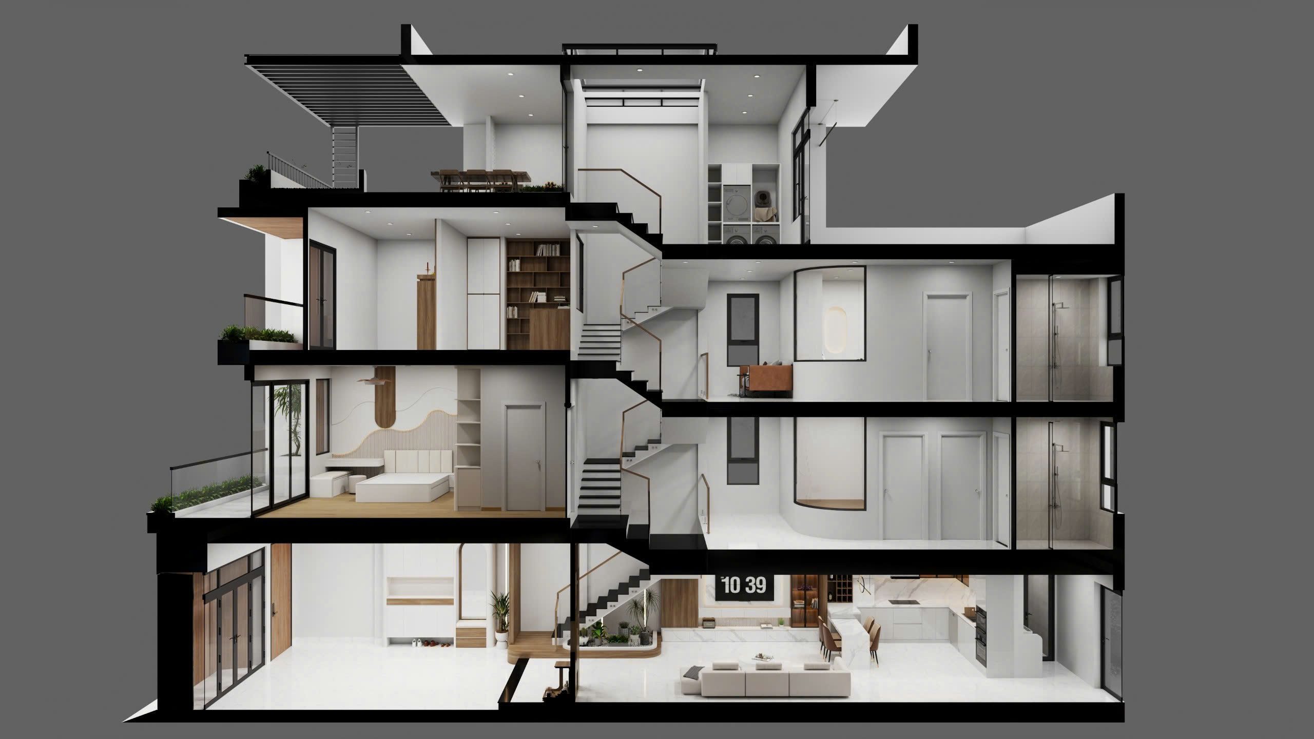 Thi công căn hộ D2DHOME