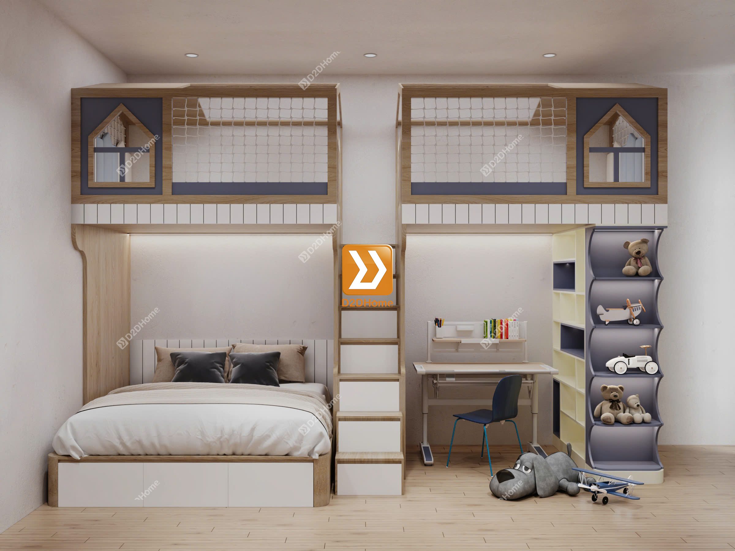 Mẫu 03 giường khác