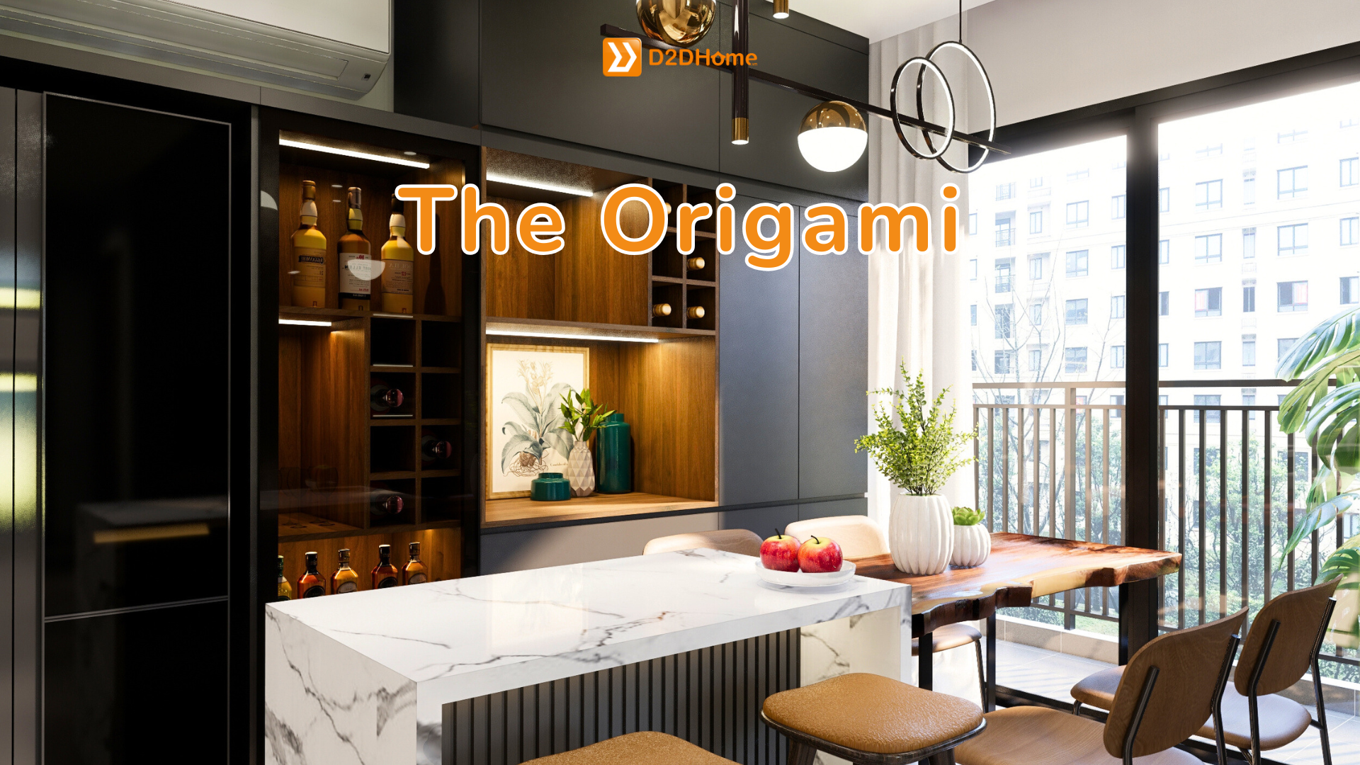 Căn hộ The Origami 2PN