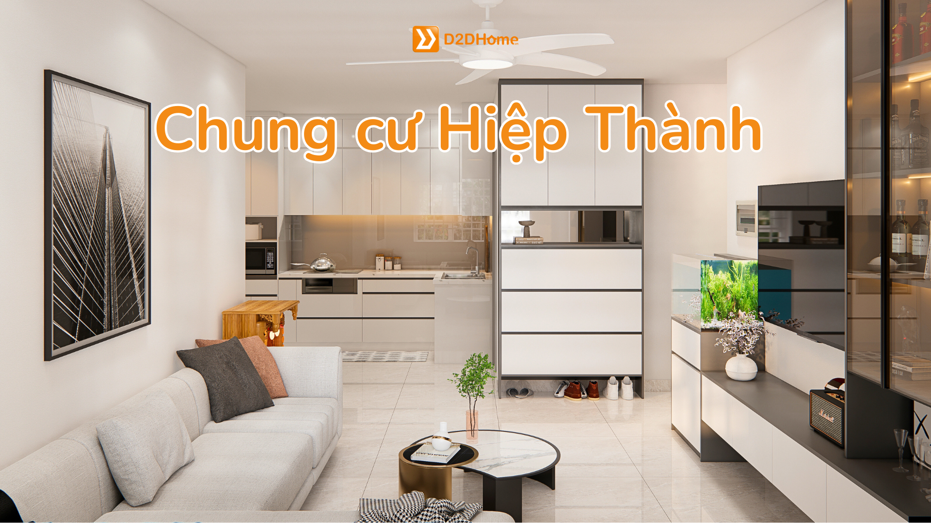 Cải tạo căn hộ chung cư Hiệp Thành 2PN