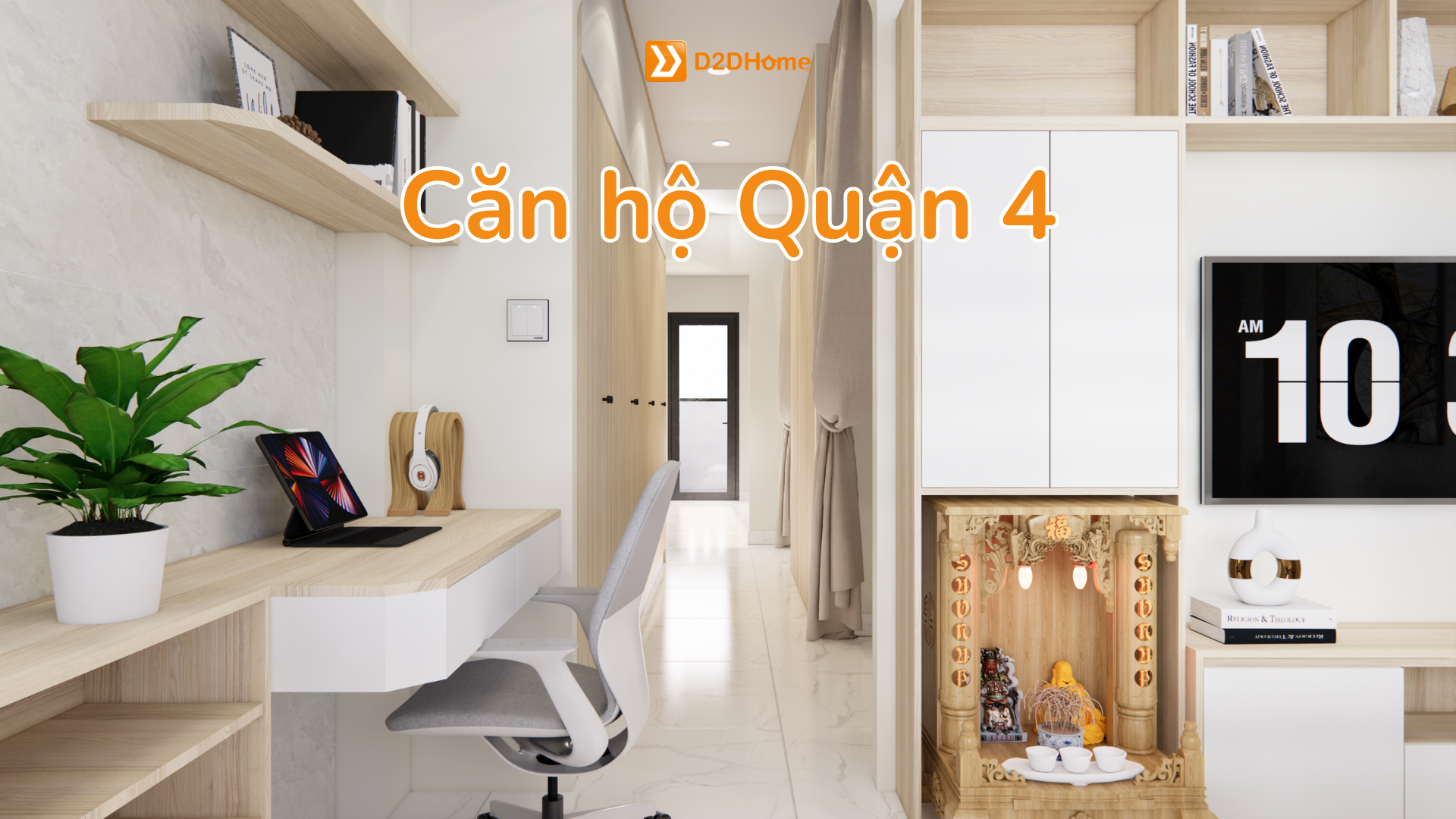 Cải tạo căn hộ Quận 4 anh Trung