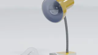 Vintage table lamp render thumbnail