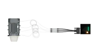 Connecting of sensors animation for website thumbnail