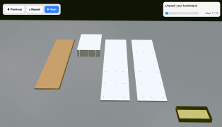 Interactive 3D manual for furniture assembly thumbnail