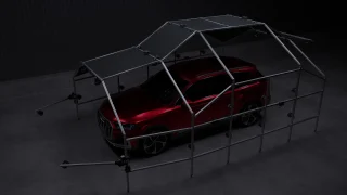 Assembly for automated car scanning thumbnail