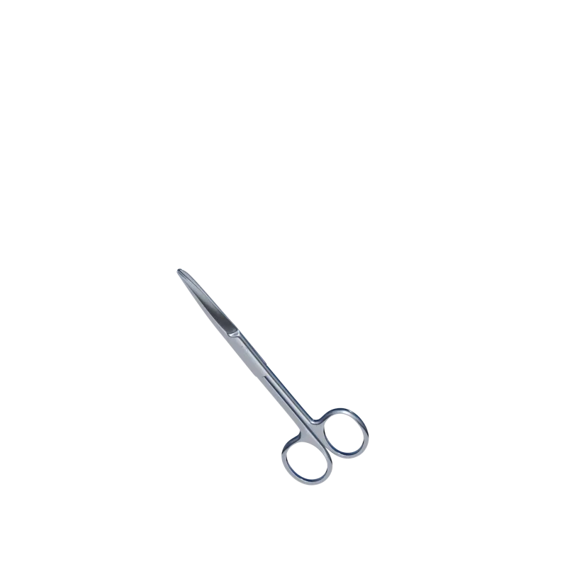 Animated image showing spatial randomization of a surigical scissors