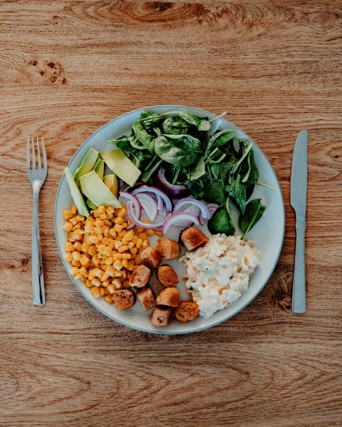 A plate of food