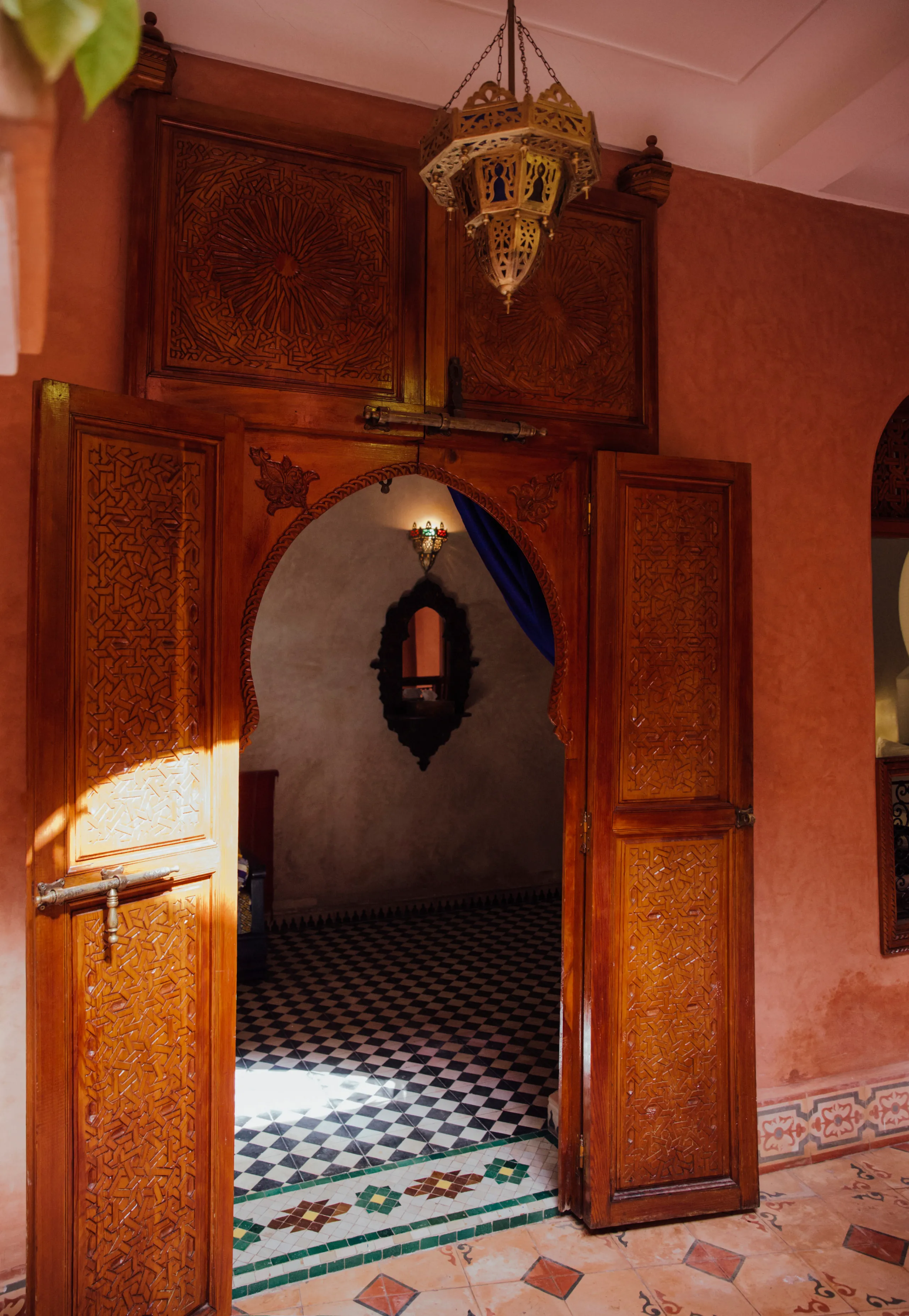 Marjana Room - Spacious triple room with super-king bed at Riad Bensaid Marrakech