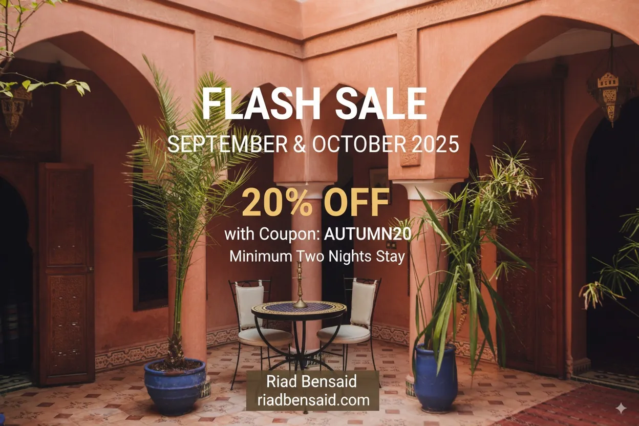 Autumn Escape at Riad Bensaid Marrakech