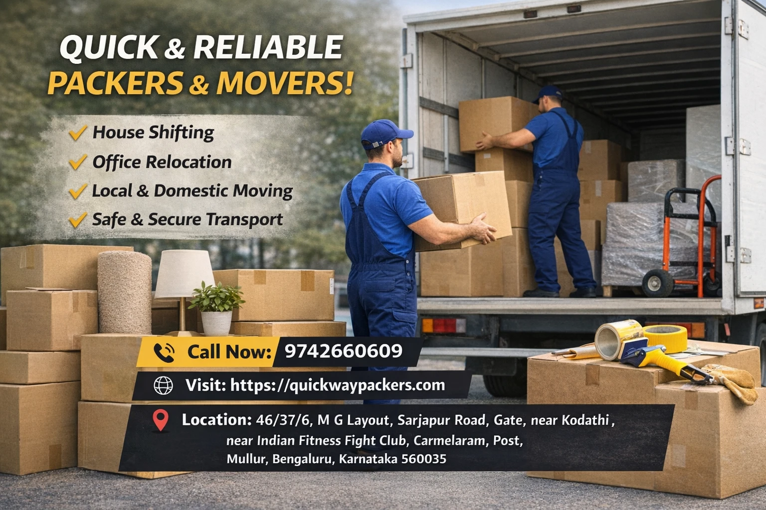 Car Transport Services in Bangalore Quickway Packers and Movers