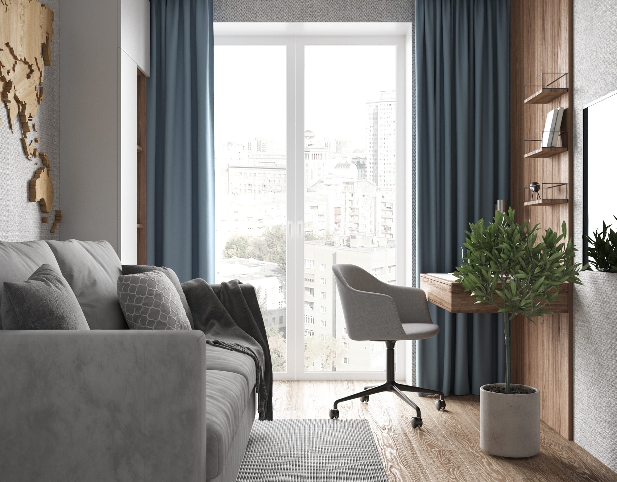 Apartment for an IT Girl, Zaporizhzhia