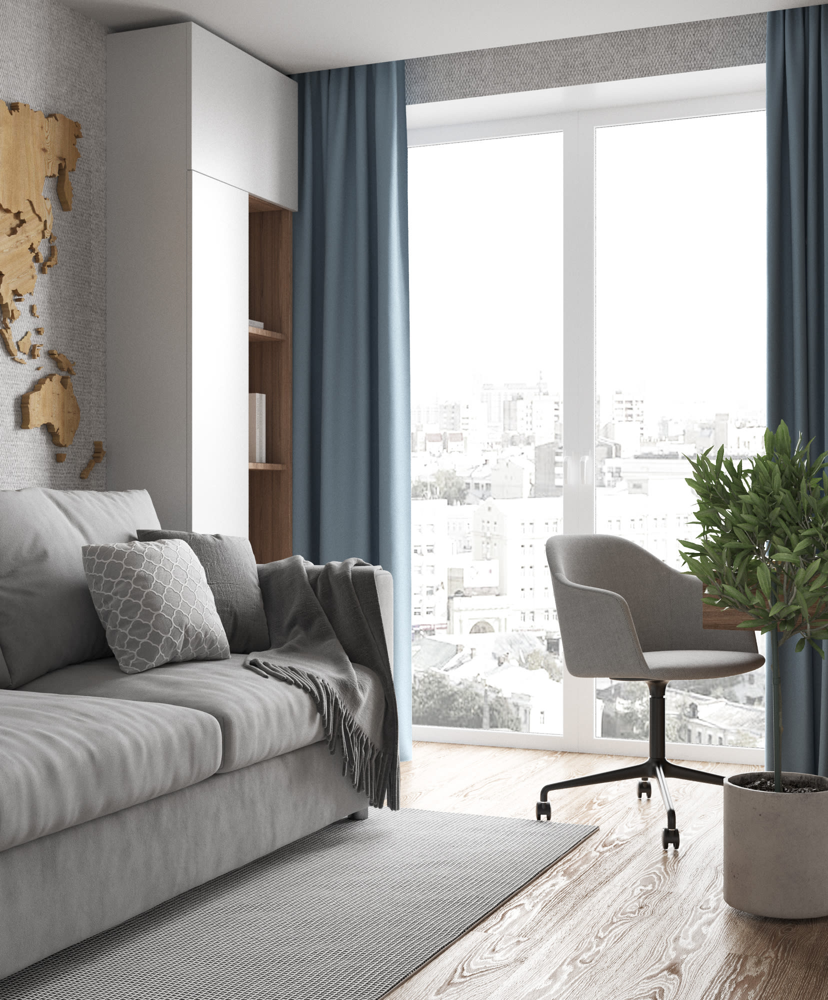 Apartment for an IT Girl, Zaporizhzhia